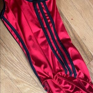 Red and Black Adidas Leotard Size Adult XL